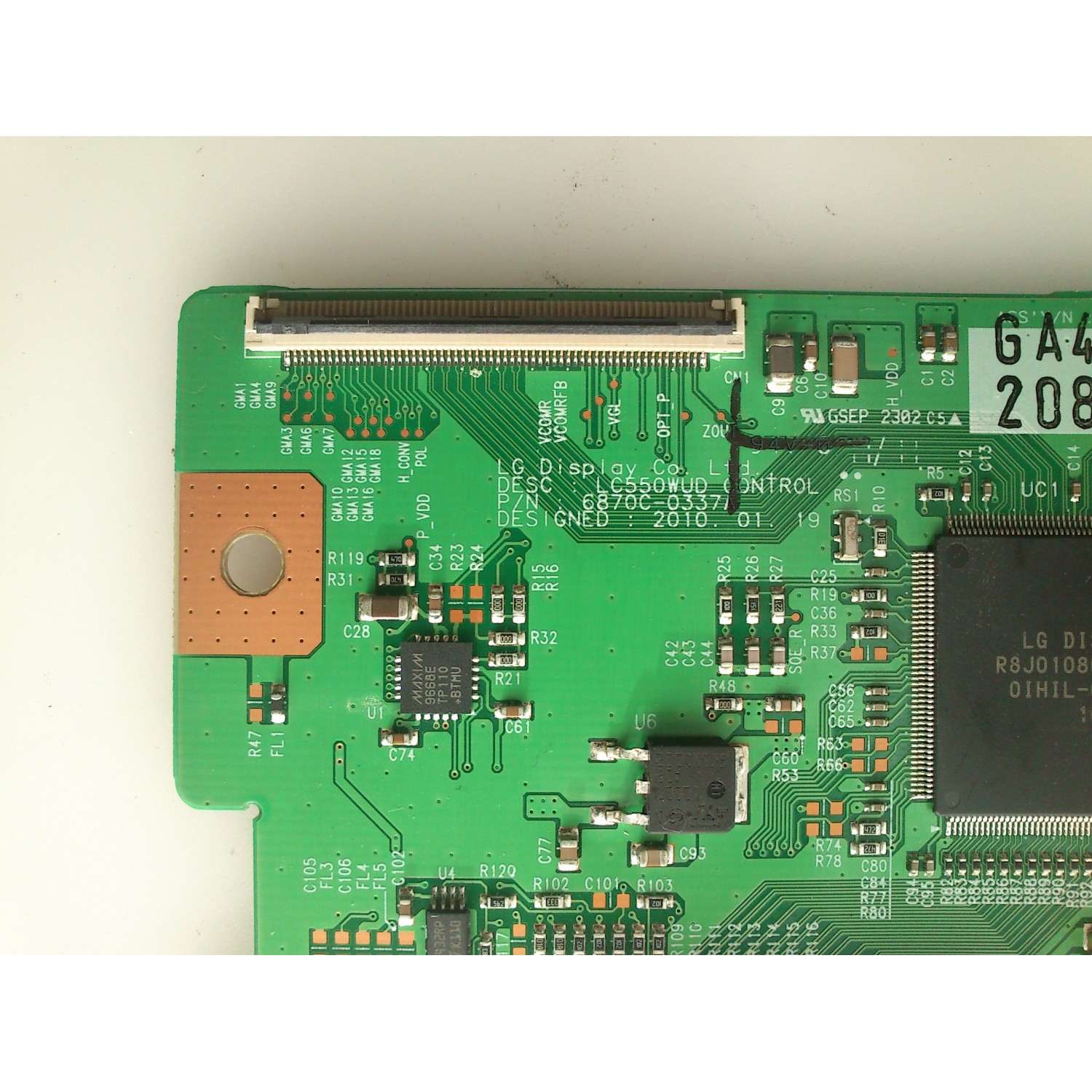 T-CON LG 6871L-2089D / 6870C-0337A / 2089D / MODELO 55LK520-UA - Imagen 2